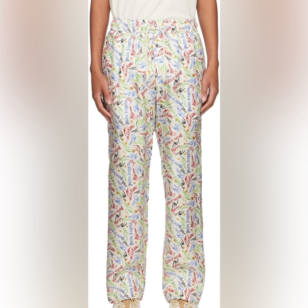 Palm Angels x Missoni Silk Pants